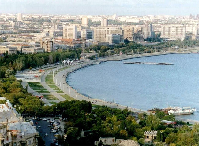 Прекрасный вид Баку.